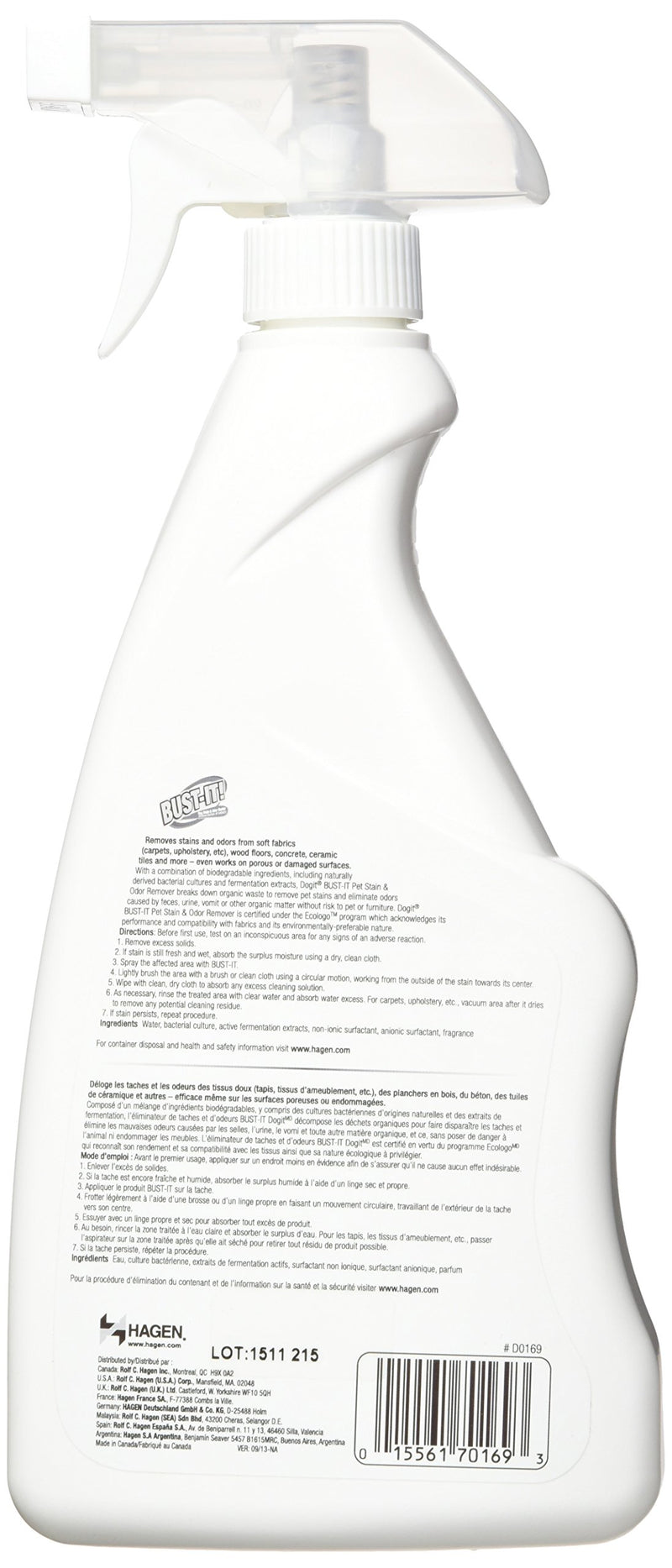 Dogit Bust It Pet Stain and Odour Buster for Any Stain/ Any Surface, 710 ml - PawsPlanet Australia