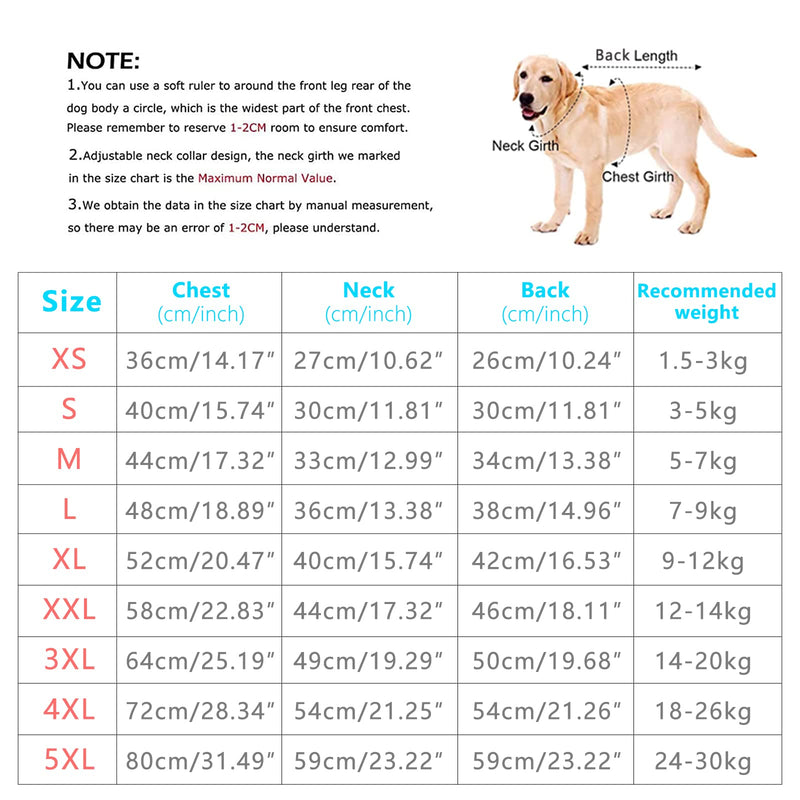 Savlot Dog Jacket Winter Vest Jackets Dog Coat Dog Sweater Pet Skiing Costume Sleeveless Cotton Padded Vest with Chest Strap S (Pack of 1) Red - PawsPlanet Australia