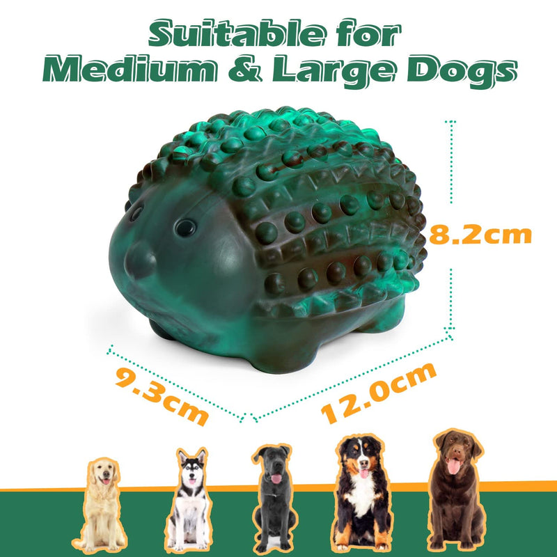 Babezdog Dog Toy Indestructible Squeaky Toy Ultra Durable Dog Toy for Aggressive Chew Toys for Medium Large Dogs, Green - PawsPlanet Australia