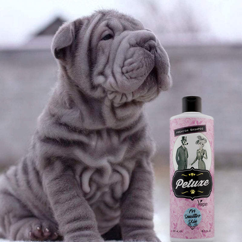 Petuxe Zero% Vegan Shampoo for Pets with Sensitive Skin, Dog and Cats Shampoo, Sulfate Free, Silicone Free, Salt Free, All Breed – 200 ml - PawsPlanet Australia