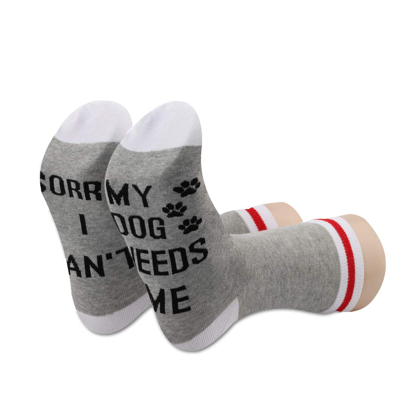 TSOTMO Animal Socks Cute Cat Socks Sorry I Can’t My Cat Needs Me Socks Animal Lovers Gift Dog Needs - PawsPlanet Australia