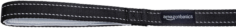 Amazon Basics Padded Handle Dog Leash - 1.52 m, Black 1.5 m - PawsPlanet Australia