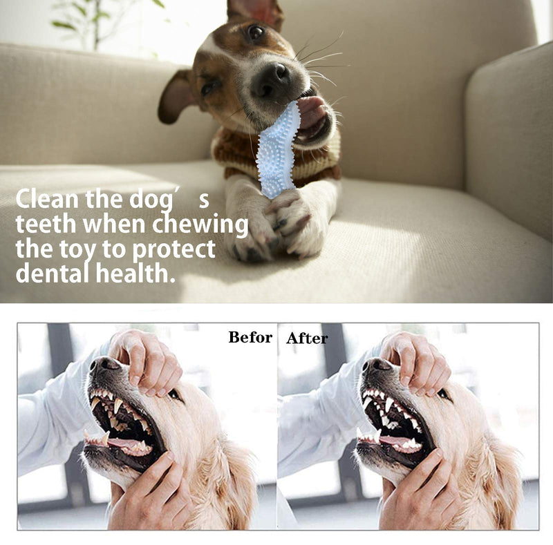 [Australia] - ELIVEMI Puppy Chew Toys Dog Toys Puppy Teething Toy for 2-8 Months Cleaning-Soothes Itchy Teeth The Best Small Toy for Puppies. 