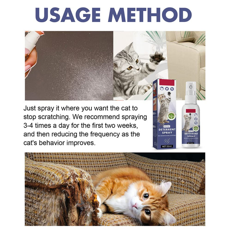 CBROSEY Pets Deterrent Spray, Scratch-Resistant Spray for Cats, Suitable for Plants, Furniture, Floors, Protects Your Home - PawsPlanet Australia