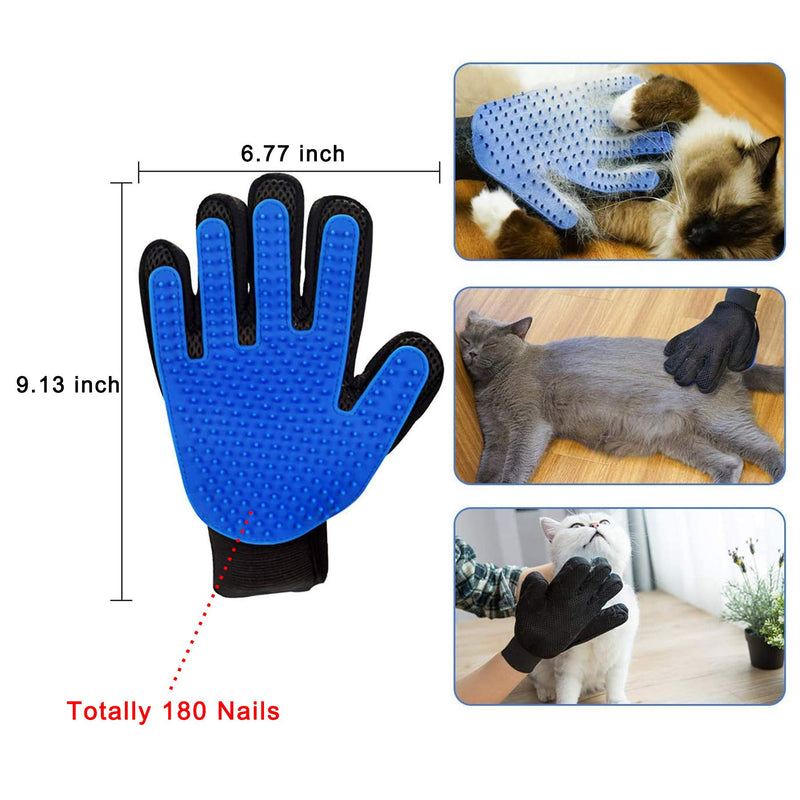 D-buy 5 Pack Cat Groomer Brush Set, Cat Self Groomers Corner Massage Combs with Catnip, Pet Grooming Mitts Brush Gloves for Short Long Fur Cats Puppy, Pet Hair Remover Brush Lint Remover - PawsPlanet Australia