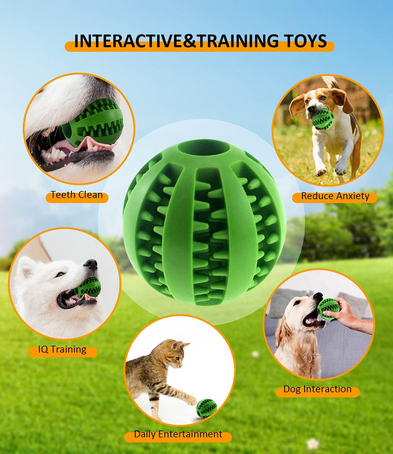 Dog Chew Toys for Puppy Supplies 5 Pack Puppy Teething Chew Dog Toys for Aggressive Chewers Dog Rope Toy Treats Dsipenser Ball Durable Interactive Training Toy for Small Medium Large Dog Puzzle Toys - PawsPlanet Australia