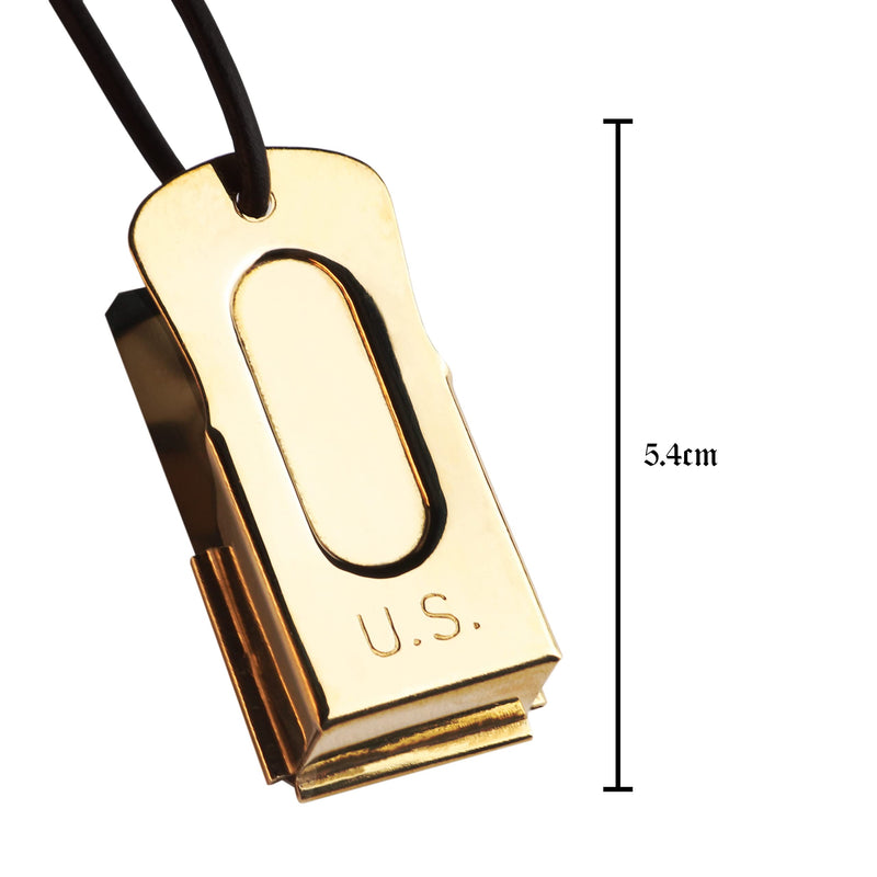 Mythrojan Brass and Steel Pet Training Clicker Puppy Dog Training Cricket Clicker U.S. Engraved WII Military Gear Metal Clicker Pack of 1 - PawsPlanet Australia