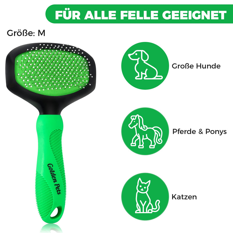 Test grade: Very good - Soft brush improved version I Gentle grooming for dogs, puppies, cats, rabbits, hamsters I + Free e-book care manual size M - PawsPlanet Australia