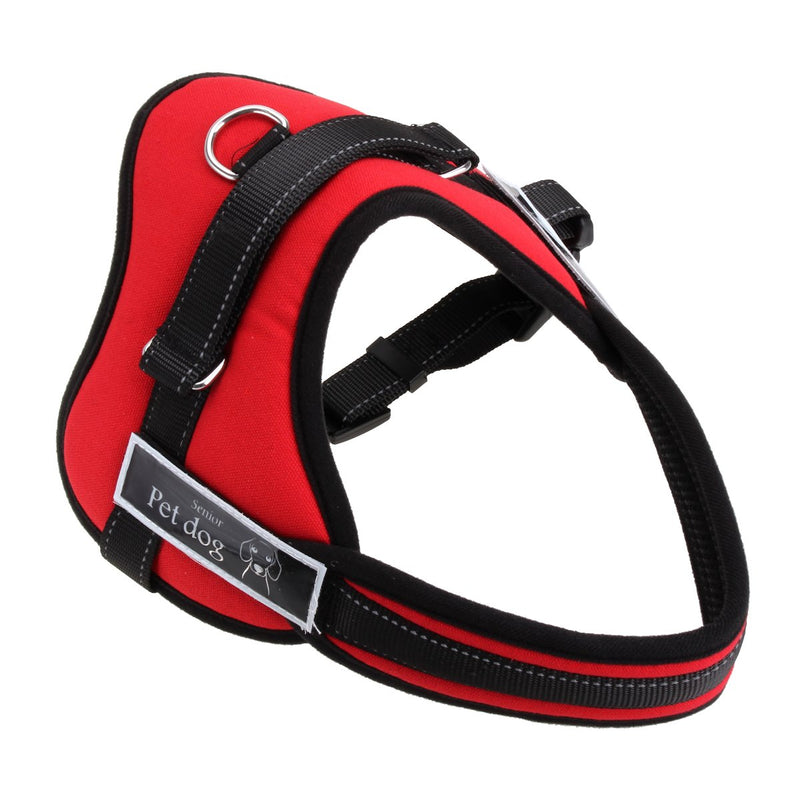 Gankarii No-Pull Padded Adjustable Dog Training Walking Harness Vest, Red, Small - PawsPlanet Australia