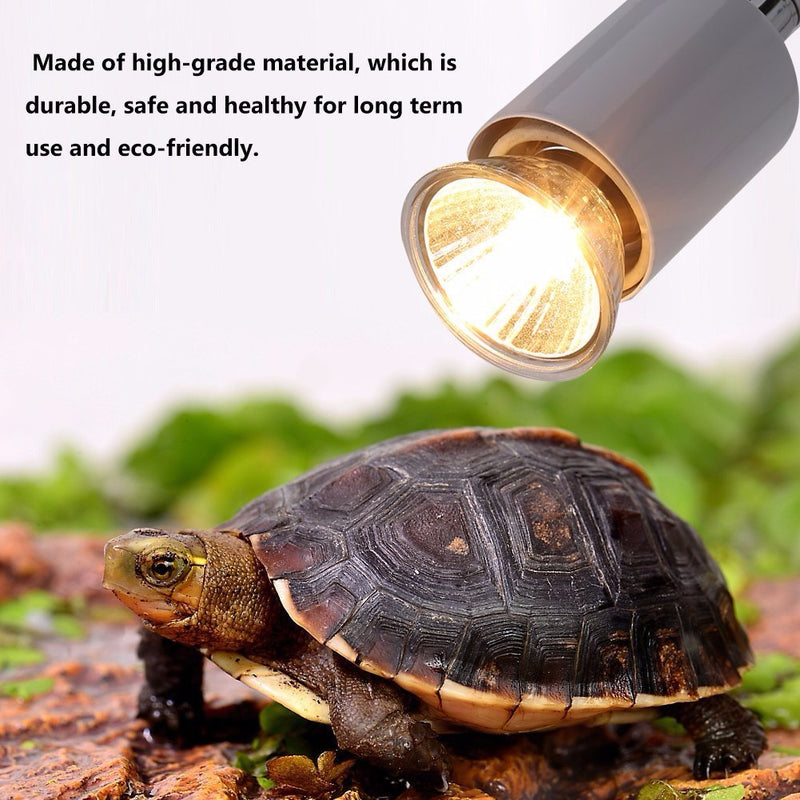 [Australia] - HIIZORR Heat Light for Reptiles Tortoise 720°Rotating Flexible Clamp Lamp Lizard Or Amphibian Adjust Brightness Habitat Lighting Holder, Bulb Not Included,Fit E27 Bulb |RESPECTING Bulb 50w 2pc 