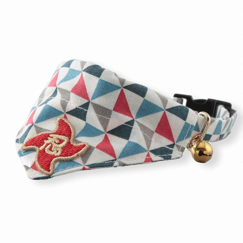 Necoichi Ninja Cat Bandana Collar (Blue) Blue - PawsPlanet Australia