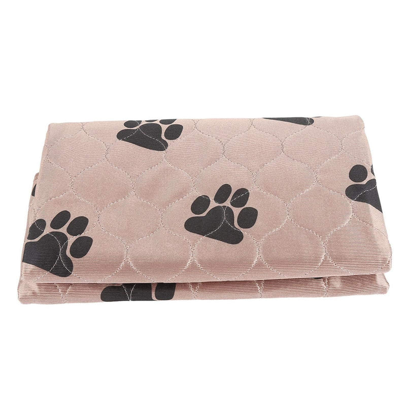 Liyeehao Pet Dog Pee Training Pad Urine Mat Reusable Washable Quick Absorb 3 Sizes(brown, 70 * 80cm) - PawsPlanet Australia