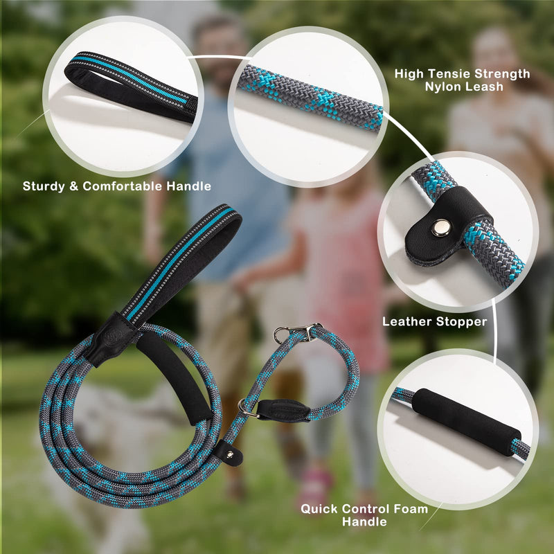Strong dog leash 1.8m adjustable training leash for large dogs with comfortable padded handle for training and walking - PawsPlanet Australia