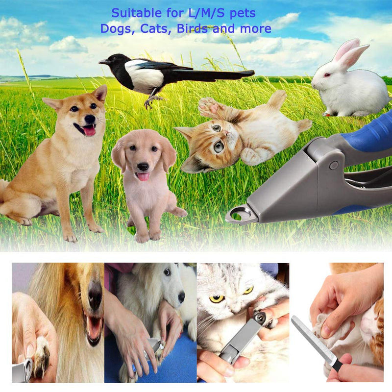 Kingrun Dog Nails Clippers Trimmer-Professional Pet Grooming Tool, Sharp Blades,Safety Guard to Avoid Overcutting,Free Nail File - PawsPlanet Australia