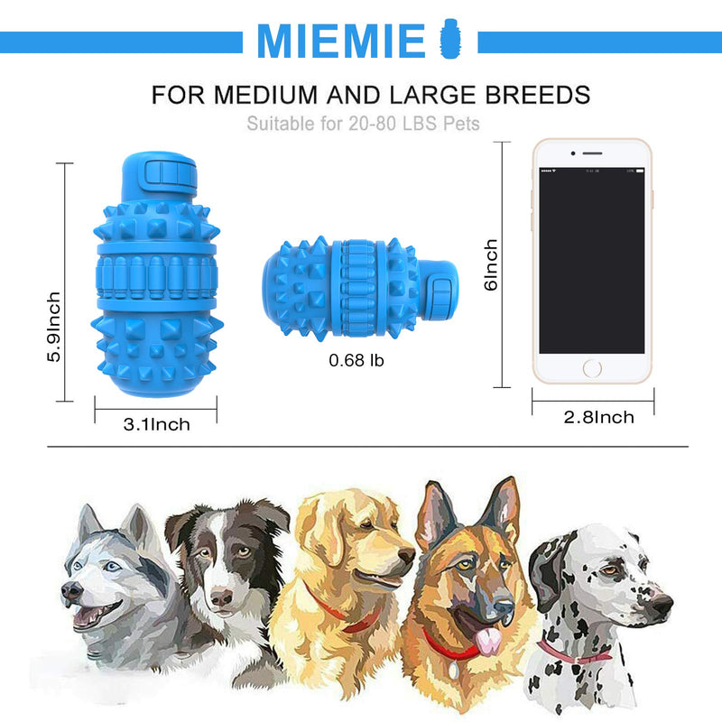 Dog Toys for Aggressive Chewers Large Breed, Squeaky Dog Toys for Medium Large Dogs, Indestructible Durable Tough Dog Chew Toys Blue - PawsPlanet Australia