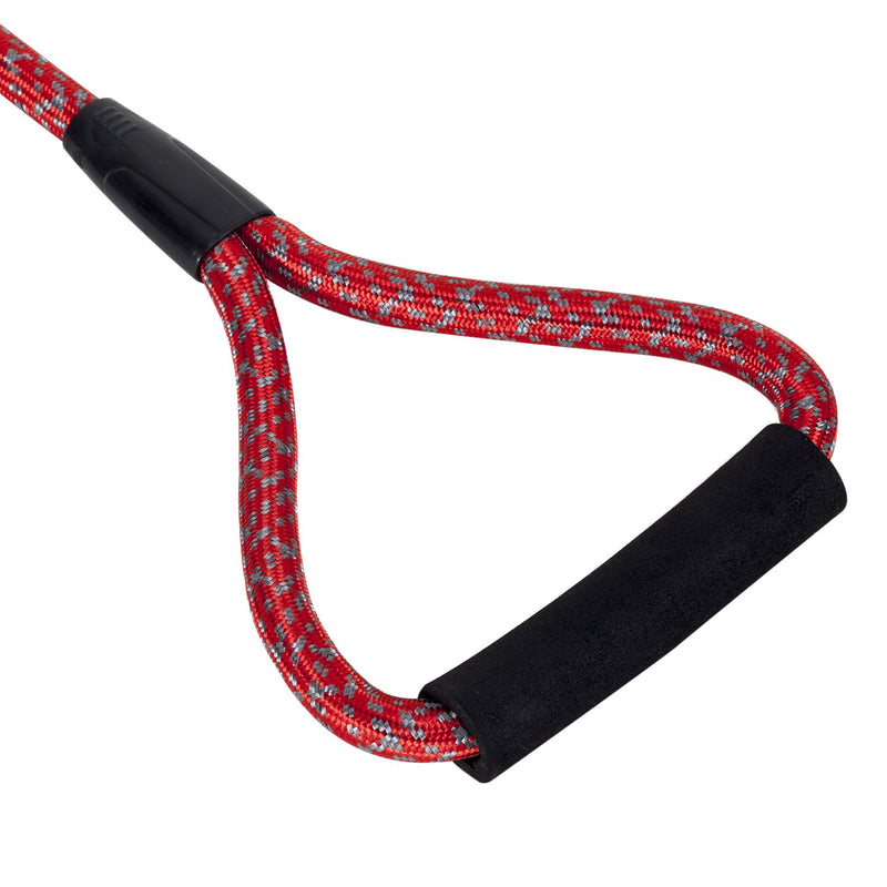 [Australia] - 11Z Reflective Mountain Climbing Rope Dog Leash 4 or 6 FT Long Sturdy Nylon Suitable for Small Medium Large Dogs Cat Lead Large Width 0.6", Length 6' Red 