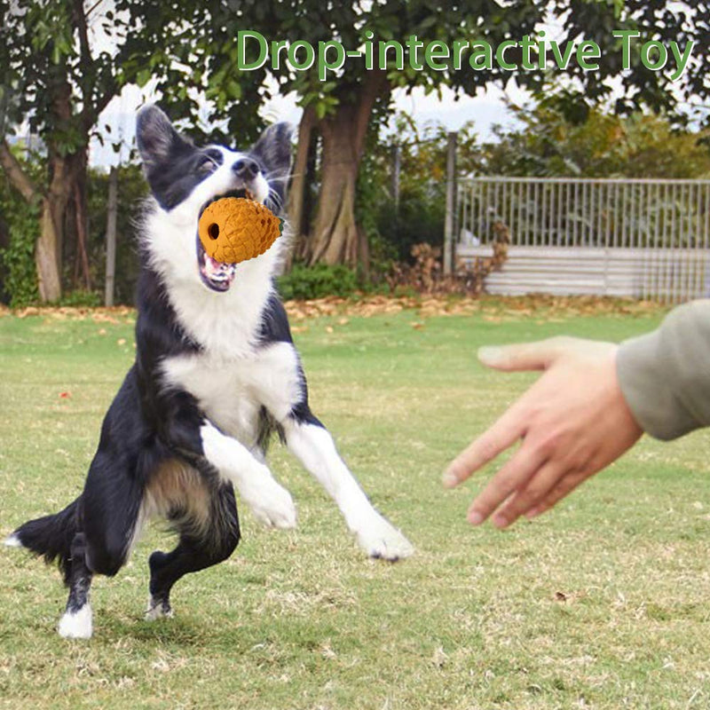 [Australia] - M.C.works Pineapple Dog Chew Toys for Aggressive Chewer, Tough Dog Dental Chews Toy, Indestructible Dog Toys for Large Dogs, Food Grade Puppy Toys X Large 7.5 In 