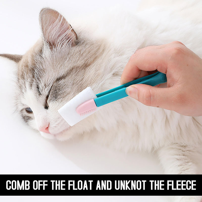 Flea Comb for Cats, Pack of 4 Safe and Healthy Cat Dog Flea Comb, Excellent Quality Animal Hair Comb Tear Stains, Flea Comb Dogs for Cats, Dogs, Rabbits - PawsPlanet Australia