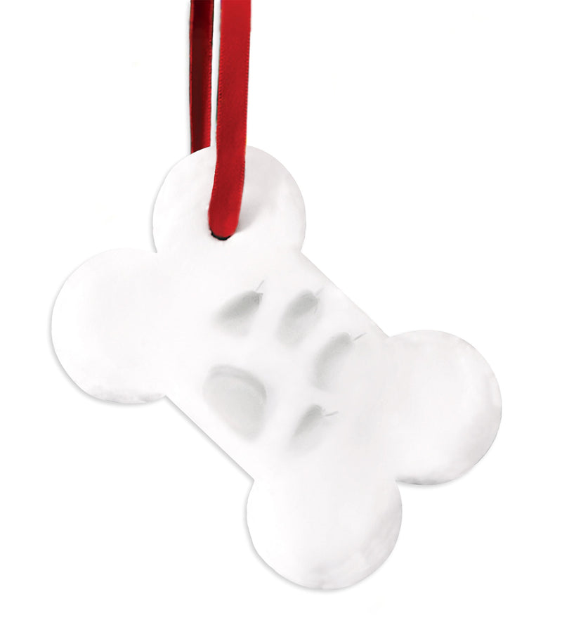 Pearhead Dog Or Cat Paw Prints Pet Memory Box With Clay Imprint Kit, Perfect Pet Memorial Espresso Pawprints Ornament, Bone - PawsPlanet Australia