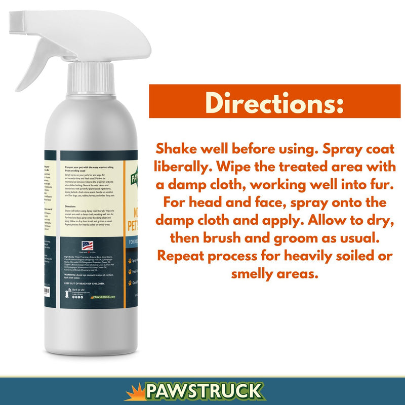 [Australia] - Shampoo for Dogs | Natural & Made in USA | Safe & Effective for Puppies & Pets | Powerful to Clean, Bathe, Freshen, Remove Odors Dry Shampoo 