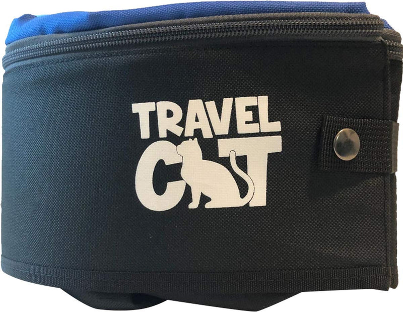 [Australia] - Travel Cat: Porta Pawty - Portable Cat Litter Box with Lid - Collapsible - Lightweight with Zippered Cover, Extra Pocket and Side Handles - Easy-Clean Seamless Liner - Suitable for Large Cats 