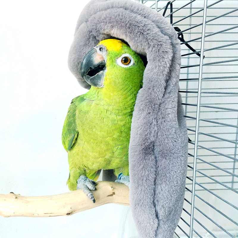 OperSeven Cozy Corner Fleece Bird Blanket,Bird Cozy Corner, Parrot Cage,Snuggle Hut Warm Bird Nest House Bed Hanging Hammock Toy - PawsPlanet Australia