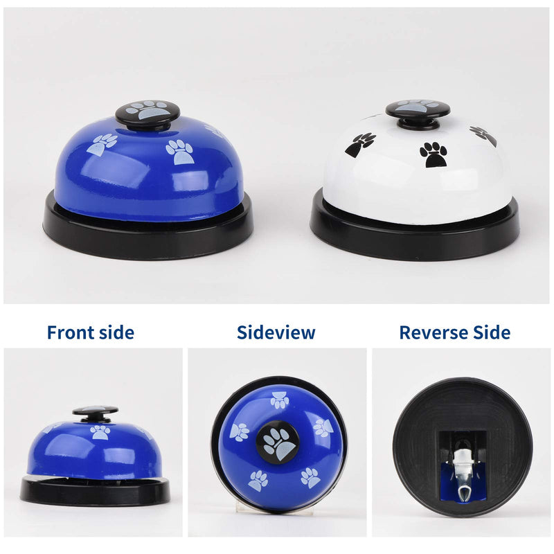 Luckyiren 2 Pack Dog Bell for Puppies Cats Kitten Kitty Doggy Doggie Pooch, Pet Bell for Potty Training Go Outside Communication Device, Service Call Bell for Front DEST Restaurant Hotel Reception - PawsPlanet Australia