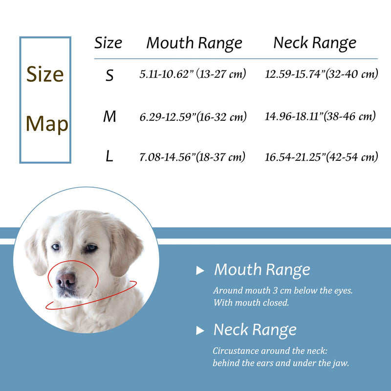 ILEPARK Dog Head Collars for Training, Colorful Head Harness for Dogs to Stop Pulling, Adjustable and Easily Control Head Halter (M,Red) M Red - PawsPlanet Australia