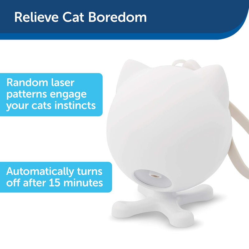 [Australia] - PetSafe Dancing Dot - Interactive Cat Laser Toy - 2 Play Modes - Works Great on Elevated Surfaces 