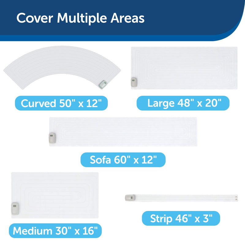 PetSafe ScatMat Indoor Training Mat, 7 Correction Modes, Protect Your Furniture, Training Tool for Dogs and Cats, Sofa Size Mat (60 in X 12 in) - Pet Proof Your Coach - Battery-Operated Mat - PawsPlanet Australia
