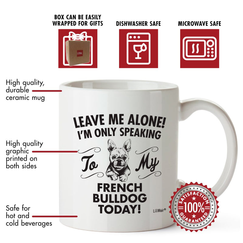 French Bulldog Mom Gifts Mug For Christmas Women Men Dad Decor Lover Decorations Stuff I Love French Bulldog Coffee Accessories Talking Art Apparel Funny Birthday Gift Products Dog Coffee Cup Mugs - PawsPlanet Australia