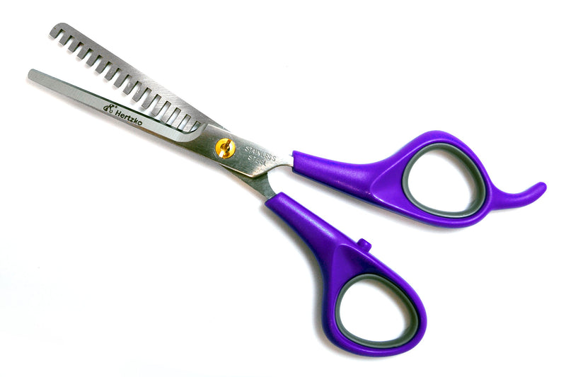 [Australia] - Hertzko Thinning Scissors Set Includes a 15 Teeth + 38 Teeth thinning Shears for thinning Out pet’s Fur and Blending Shorter and Longer Hair - Great Grooming Scissors for Dogs, Cats, and Rabbits 