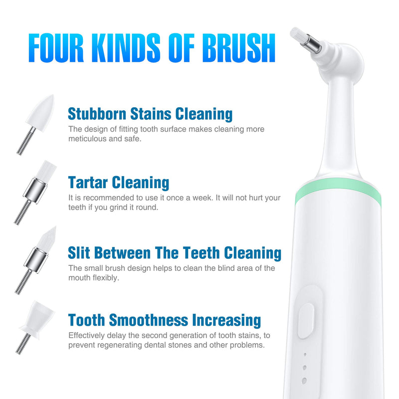 LifeBasis Dog Plaque Remover Electric Tooth Polisher, Pet Dental Calculus Plaque Stain Tartar Remover Puppy Dental Care Tooth Scaler Professional Teeth Cleaning Tools Kit for Dogs Cats - PawsPlanet Australia