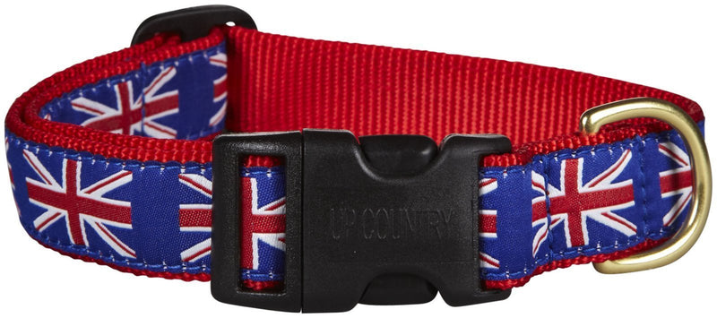 [Australia] - Up Country Union Jack Dog Collar - Medium 