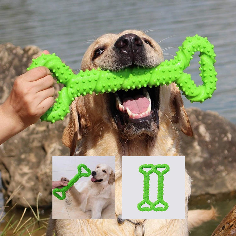 Dog Toys for Large Dogs Interactive Dog Chew Toys with Pull Band Aggressive Chewers Dog Toy Dog Bone Dog Training Great Gift for Dogs - PawsPlanet Australia