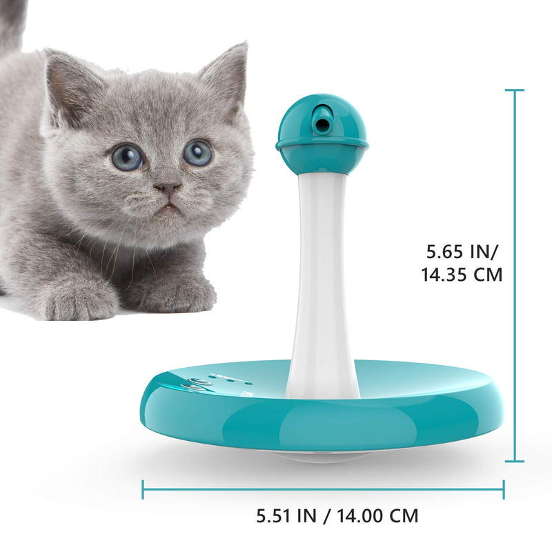 [Australia] - Newest Cat Laser toy,Upgraded Interactive Tumbler Laser Toys for Pet,Automatic Electronic Cats Pets Kitten Chaser Toy with Laser Indoor,4 Speed Modes,3 Timer Settings,Irregular Circle,Safe Material 