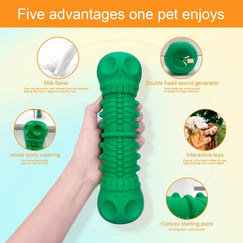 YAIRMIS Dog Chew Toys Dog Toys for Aggressive Chewers Large Medium Squeaky Dog Toothbrush Indestructible Outside Interactive Pets Training Toys Tough Dental Chews Teething Cleaning 1 piece dog toy - PawsPlanet Australia