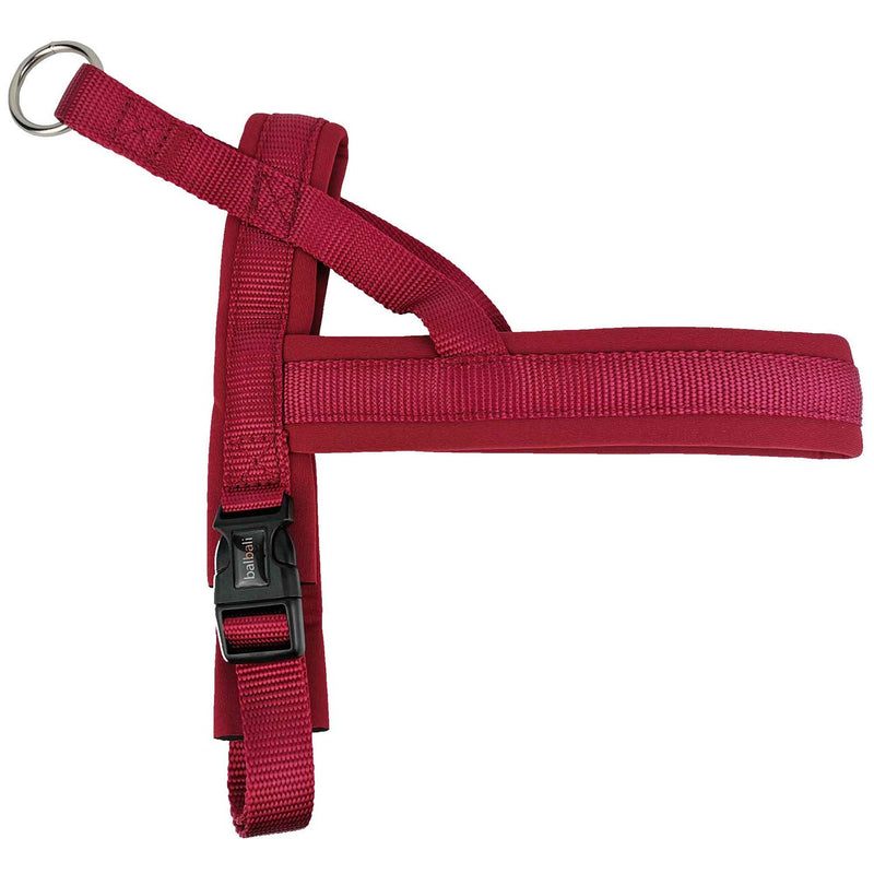 [Australia] - balbali Easy On and Off Dog Harness Gentle Lead Easy Control Dog Vest Harness with Padded Handle Adjustable Breathable Materials for Easy Walk with Large Small Dogs S Red 