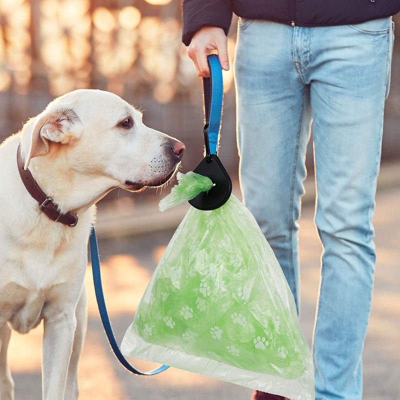 8 Pieces Dog Poop Bag Holder Waste Poop Bag Holder Portable Dog Bag Holder Clip with Snap Hook Poop Bag Holders For Leashes - PawsPlanet Australia