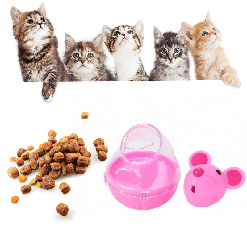 3 Pcs Cat Feeder Toy, Cat Interactive Toy Food Dispenser Training Ball for Improve Pet Cats IQ - PawsPlanet Australia