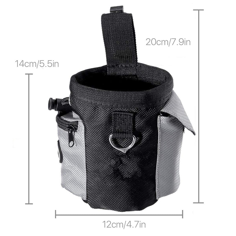 Wonolo Dog Treat Pouch Pet Hands Free Training Waist Bag Drawstring Carries Pet Toys Food Pouch Dog Treat Carrier Holder - PawsPlanet Australia