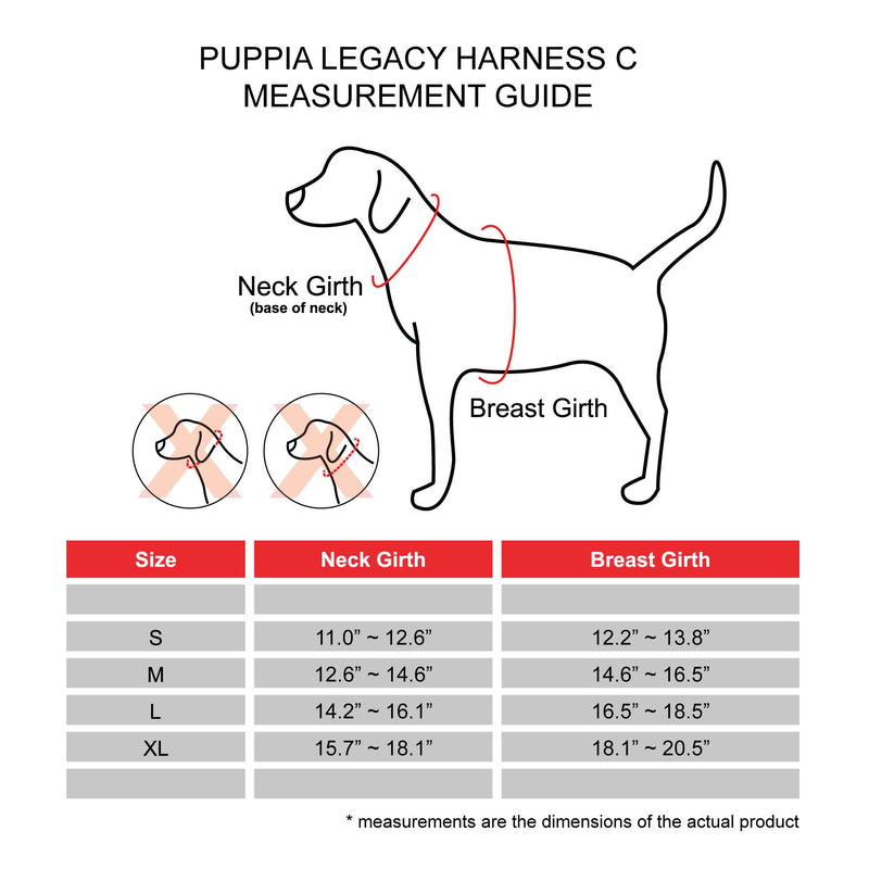 [Australia] - Puppia Legacy Harness C White Large Puppia Legacy Harness C 