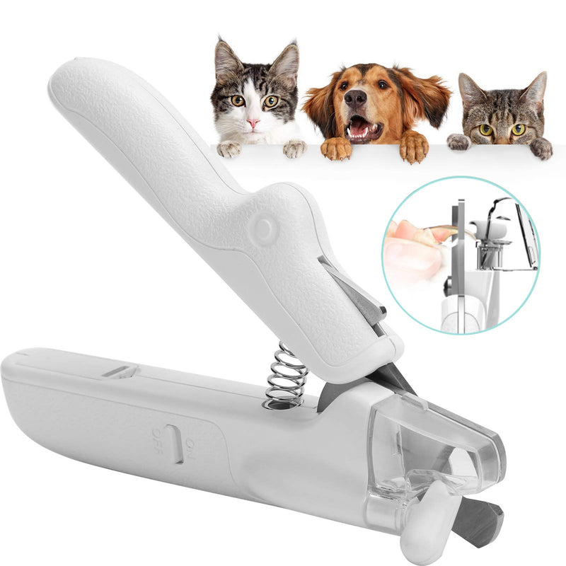 with Safety Guard Avoid Over Cutting Pet Nail Clippers Dog Nail Grinder for Dogs & Cats Small Breed Animals - PawsPlanet Australia