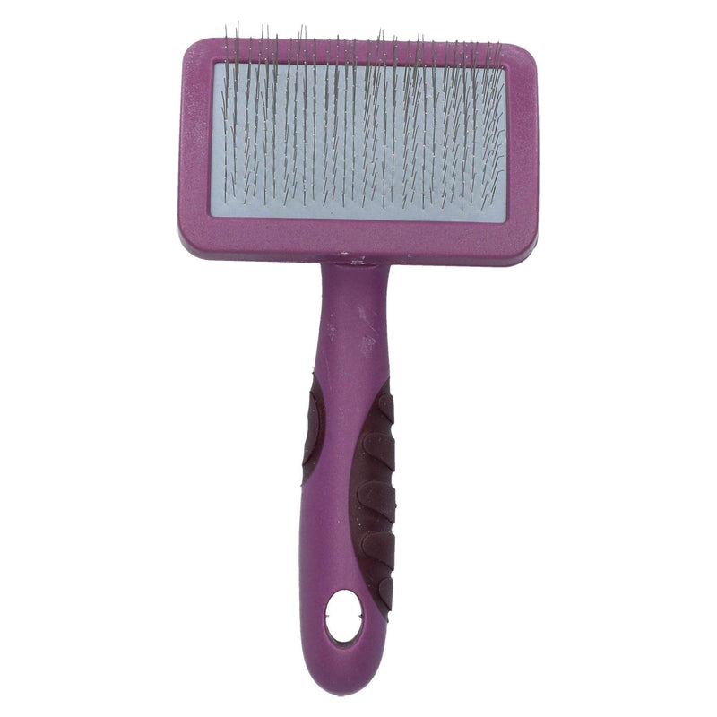 Rosewood Slicker Brush With Ergonomic Hand Grip Dog Cat Pet Grooming (Small) - PawsPlanet Australia