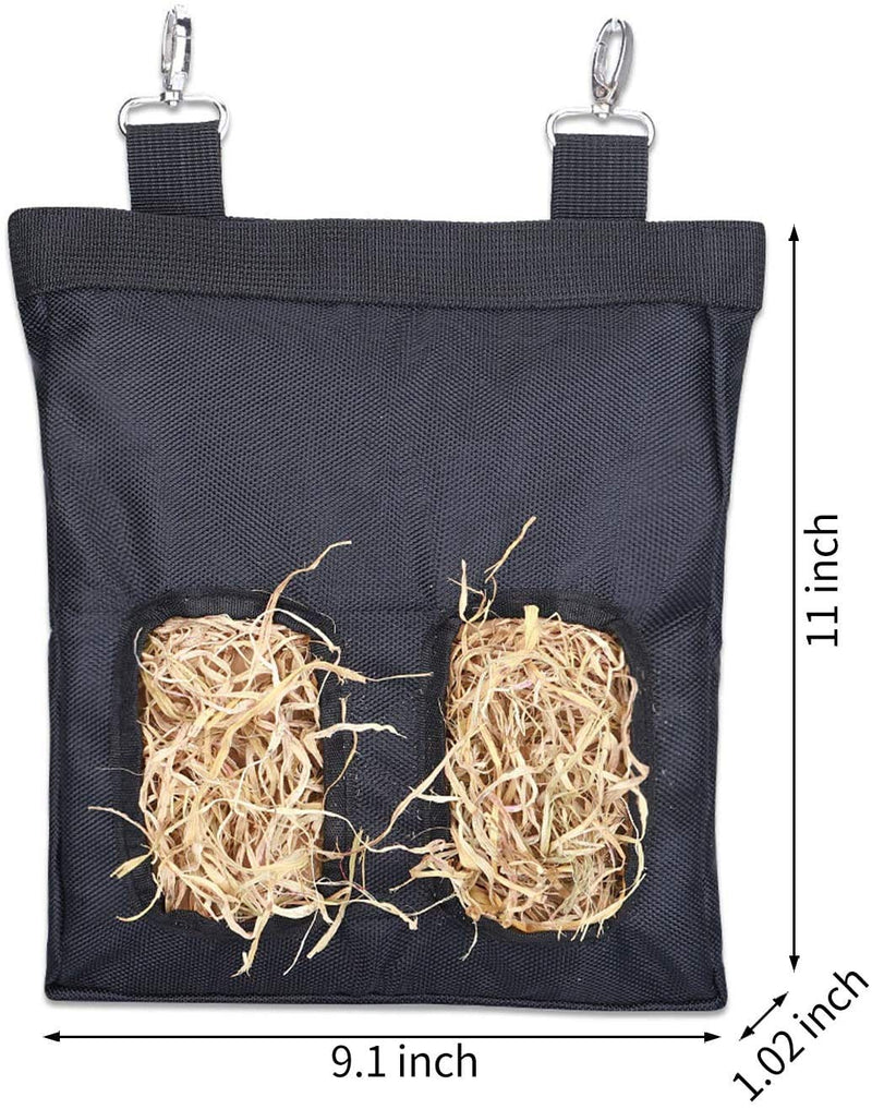 Guinea Pig Hay Bag, Rabbit Hay Feeder, Hay Bag Hanging Feeder Sack for Rabbit Guinea Pig Chinchilla Hamsters Small Animals, Pet Essential Feeder Storage Bag S:9.1 X 11X 1.02 INCH - PawsPlanet Australia