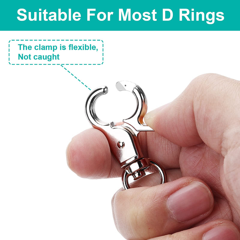Cobee Dog Tag Clips with Rings, 4pcs Dog Tag Clips with 10pcs Dog Tag Rings, ID Tag Clip for Dog Cat Collar Harness - PawsPlanet Australia