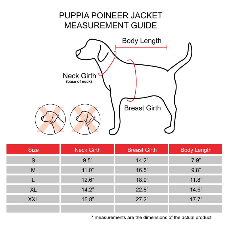 [Australia] - Puppia Pioneer Pet Coat Small Puppia Pioneer Pet Coat Black 