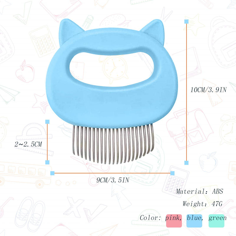 Gxhong cat brush, cat comb, massage brush For Pets Cat Dogs For, Pet Brush, Pets Cleaning Brush Removes Dead Undercoat And Loose Hair (blue) - PawsPlanet Australia