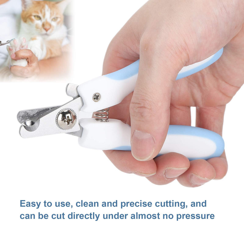 GLOGLOW Pets Nail Clippers, Stainless Steel Dog Nails Cutting Trimming Grooming Tool Cat Dog Nail Clippers Pet Safety Guard Best Pet Nail Trimmers for Animals Small S - PawsPlanet Australia