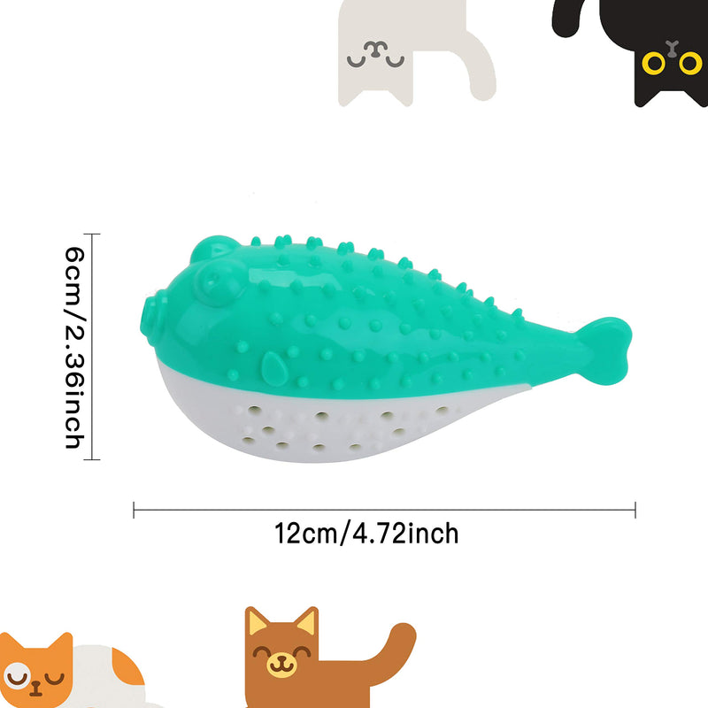 EKKONG Cat Catnip Toys, Interactive Cat Toys, Kitten Chew Toys for Teeth Cleaning Dental Care, Perfect for Biting, Kicking and Chewing (2 PCS) - PawsPlanet Australia